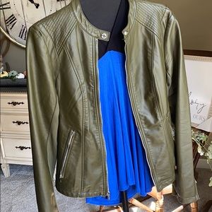 Large Express leather jacket